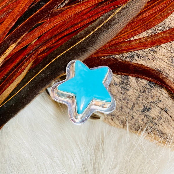 Star Ring in Campitos Turquoise