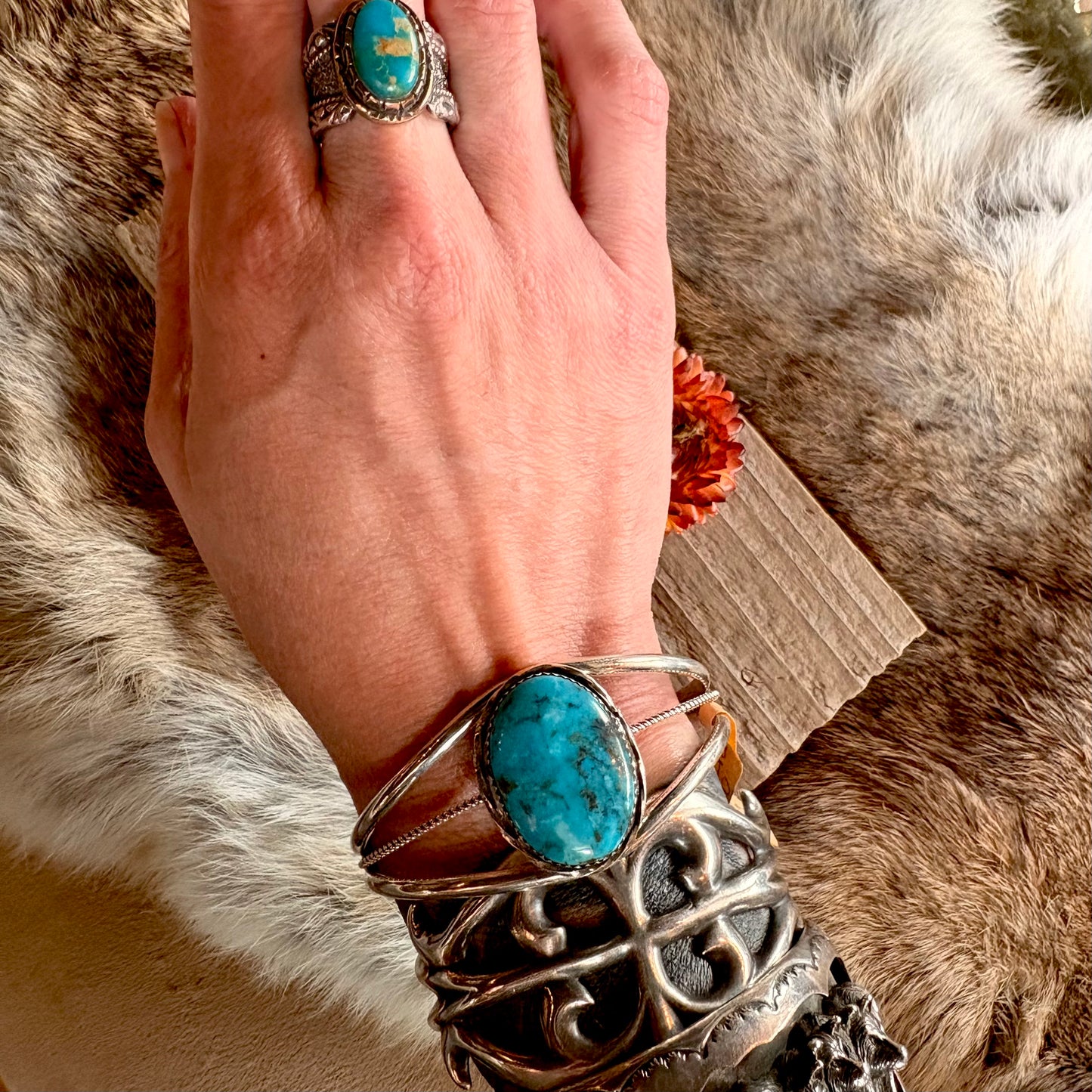 Ernest Hawthorne Turquoise Cuff // Navajo