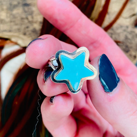 Star Ring in Campitos Turquoise