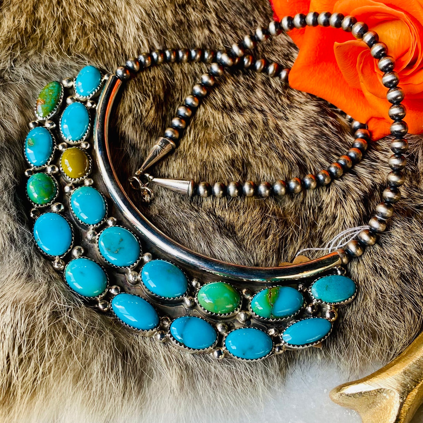 Roberta Begay Statement Collar Necklace