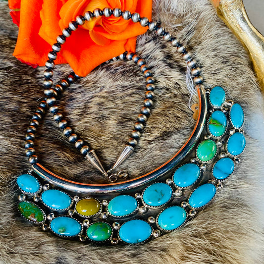 Roberta Begay Statement Collar Necklace
