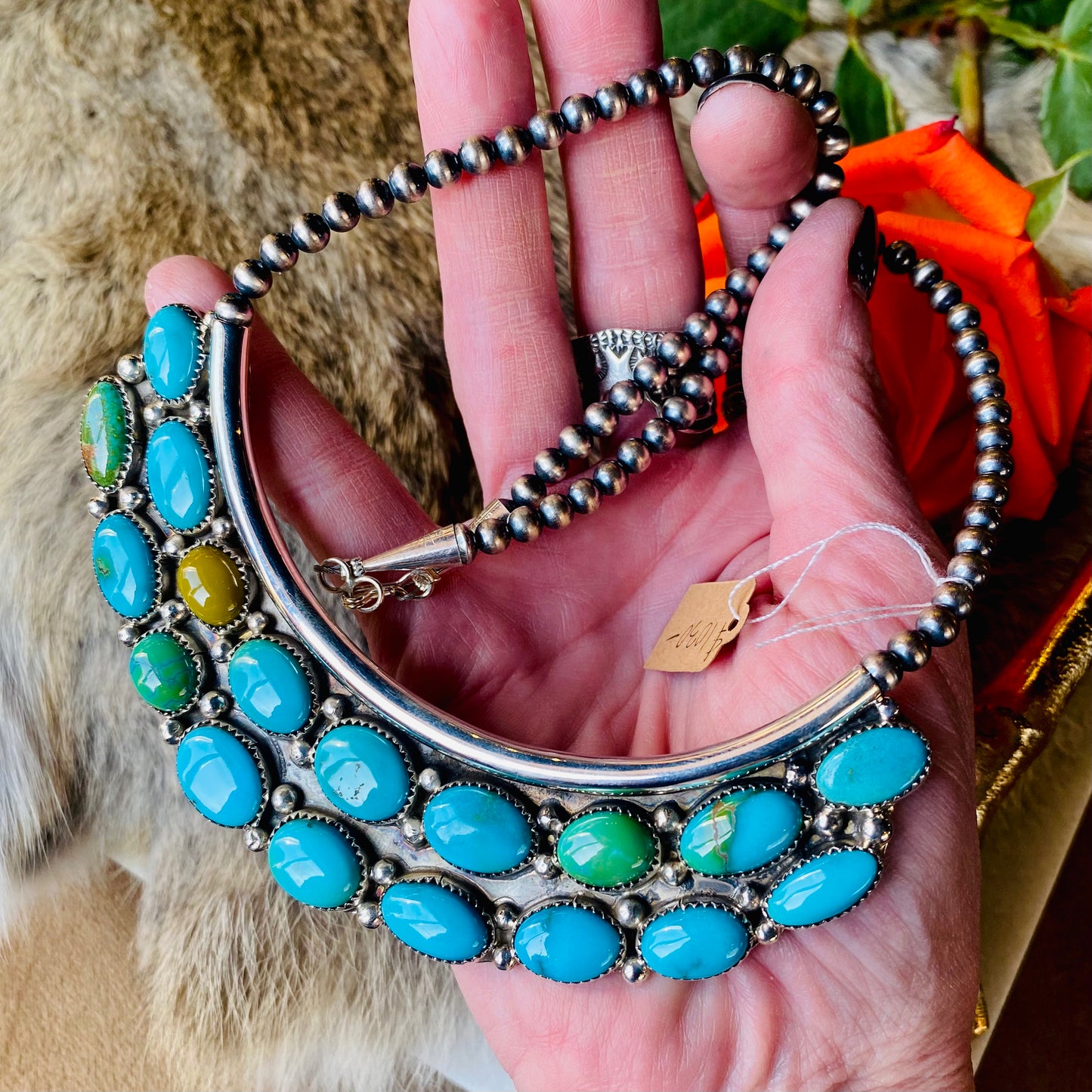 Roberta Begay Statement Collar Necklace