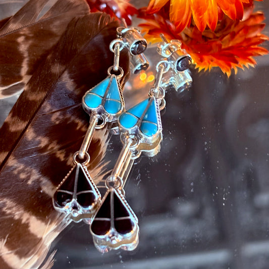 Zuni Inlay Earrings // Velda Nastacio