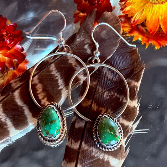 Sonoran Gold Hoops // Navajo // Tricia Smith