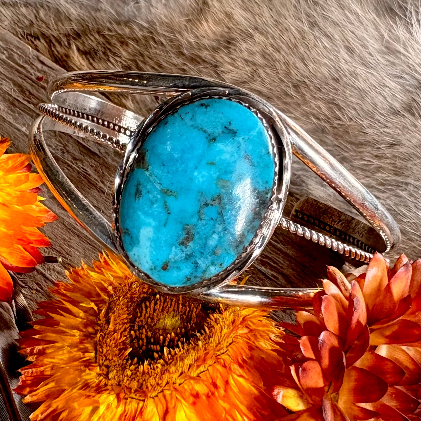 Ernest Hawthorne Turquoise Cuff // Navajo