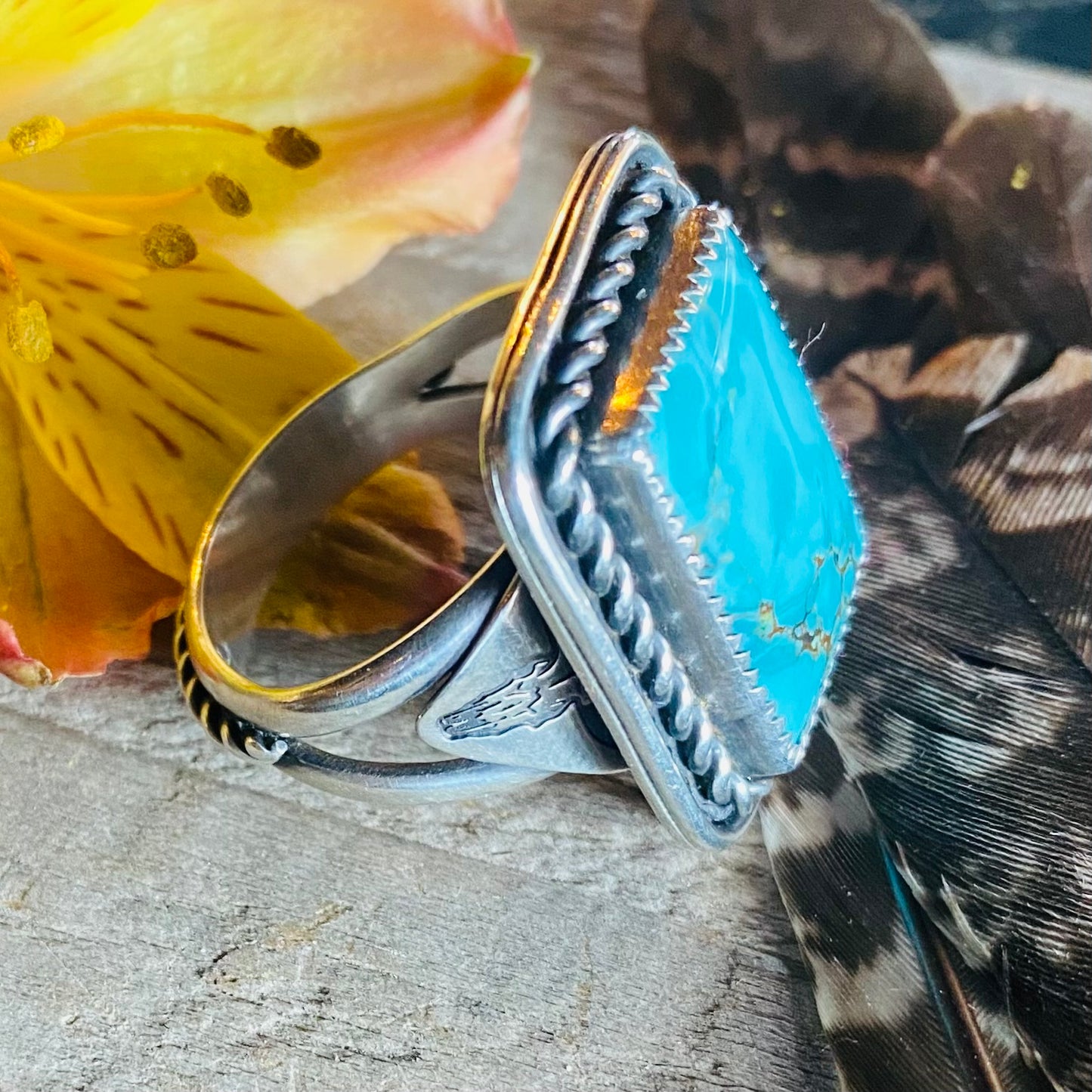 Turquoise  Ring // Size 10