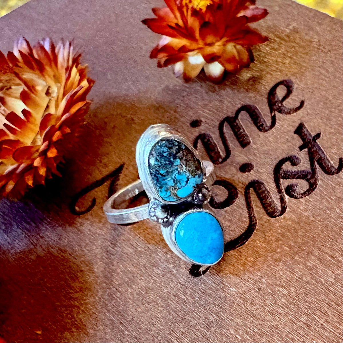 Sierra Nevada Two Stone Ring // Size 6.5 // Chicory & Sage