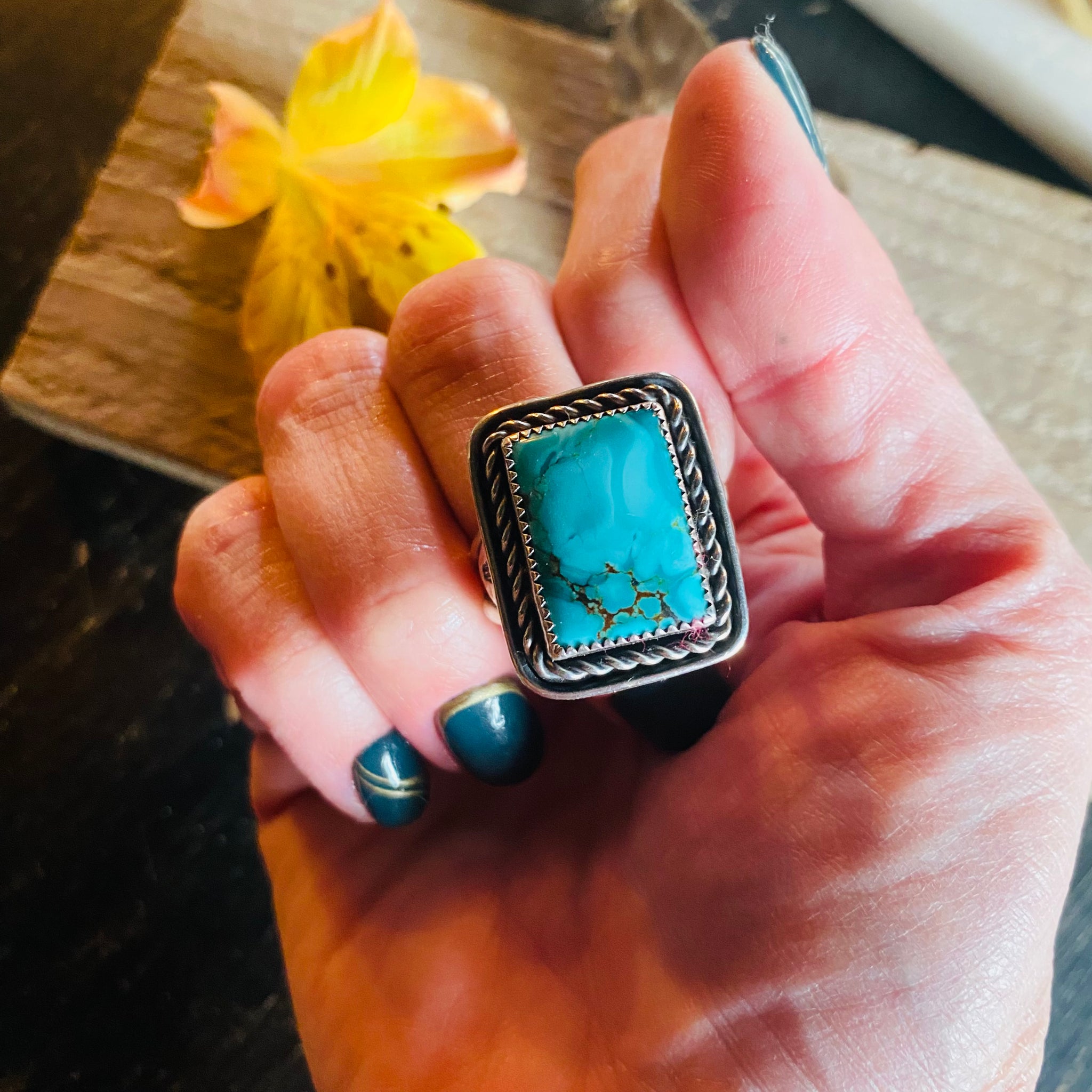 Turquoise  Ring // Size 10