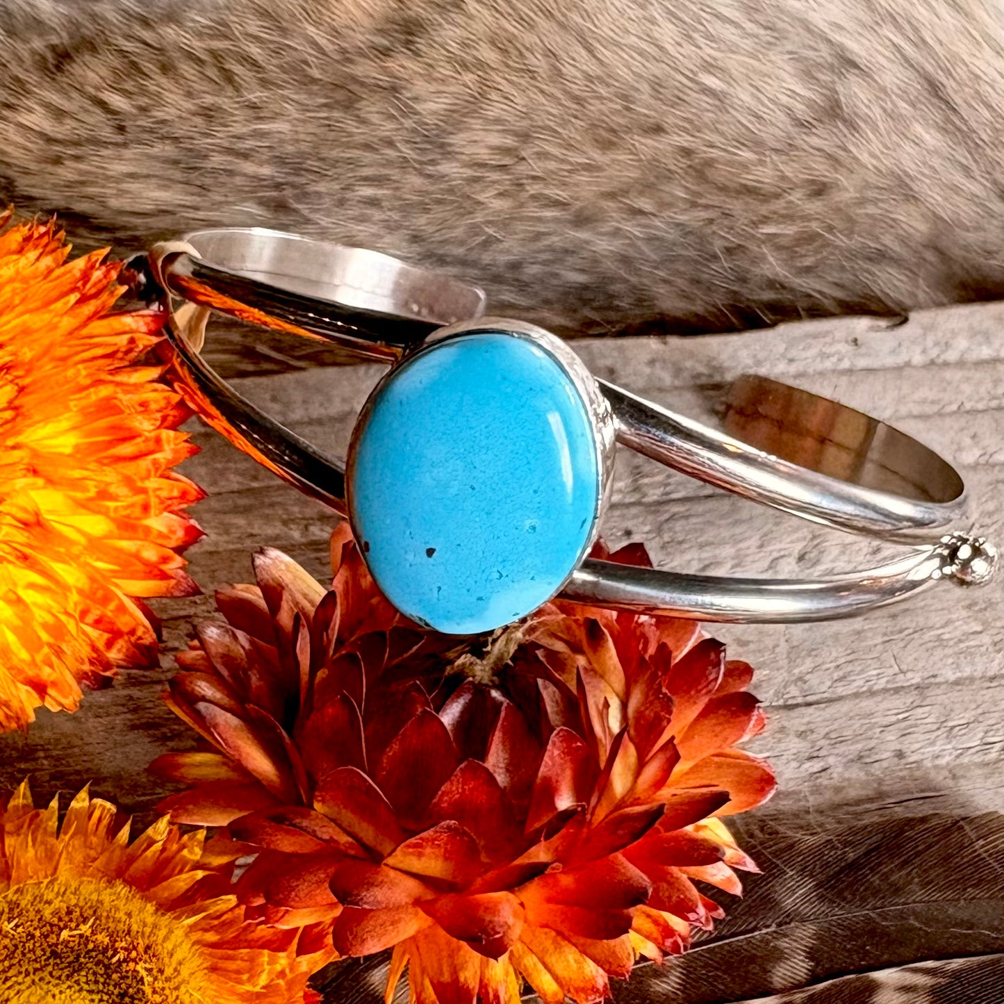 Eugene Gruber Turquoise Cuff // Navajo