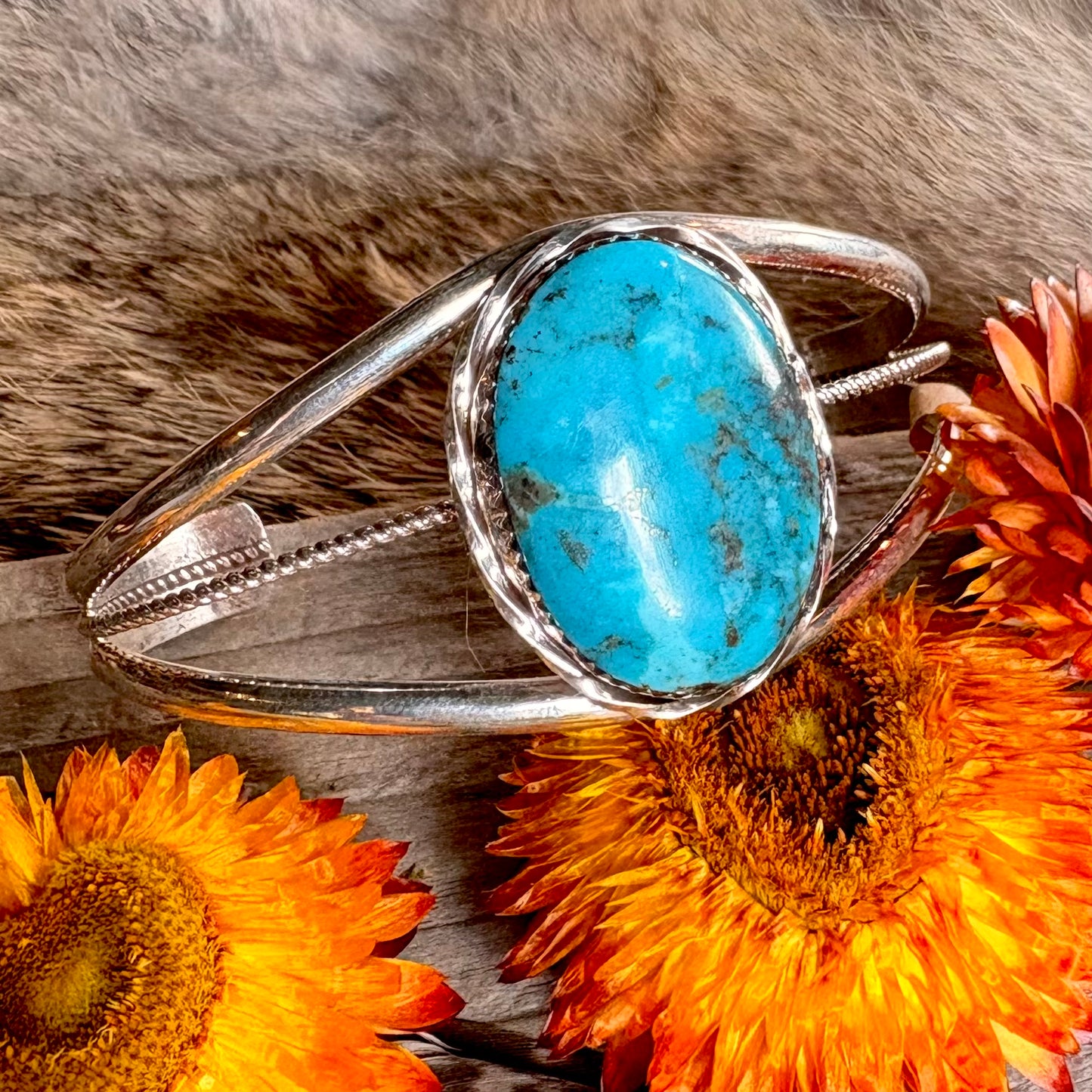 Ernest Hawthorne Turquoise Cuff // Navajo