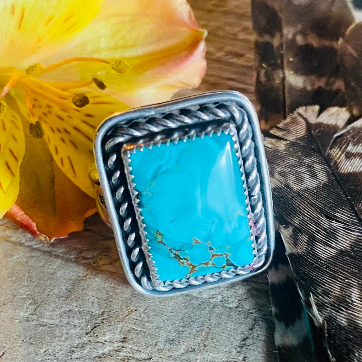 Turquoise  Ring // Size 10