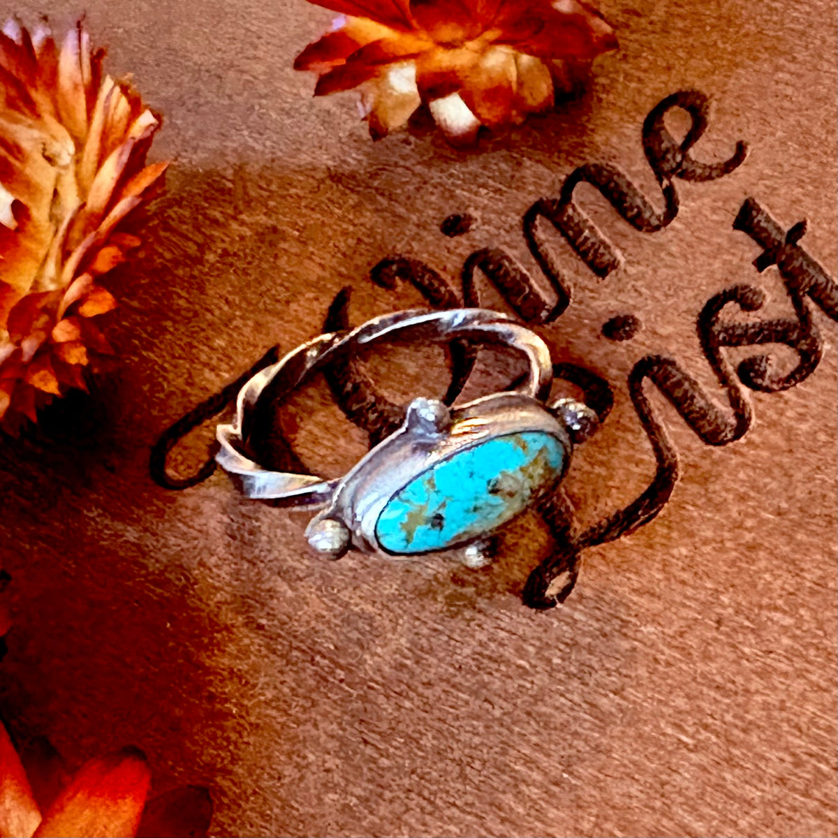 Carico Lake Turquoise Stone Ring // Size 8.75 // Chicory & Sage