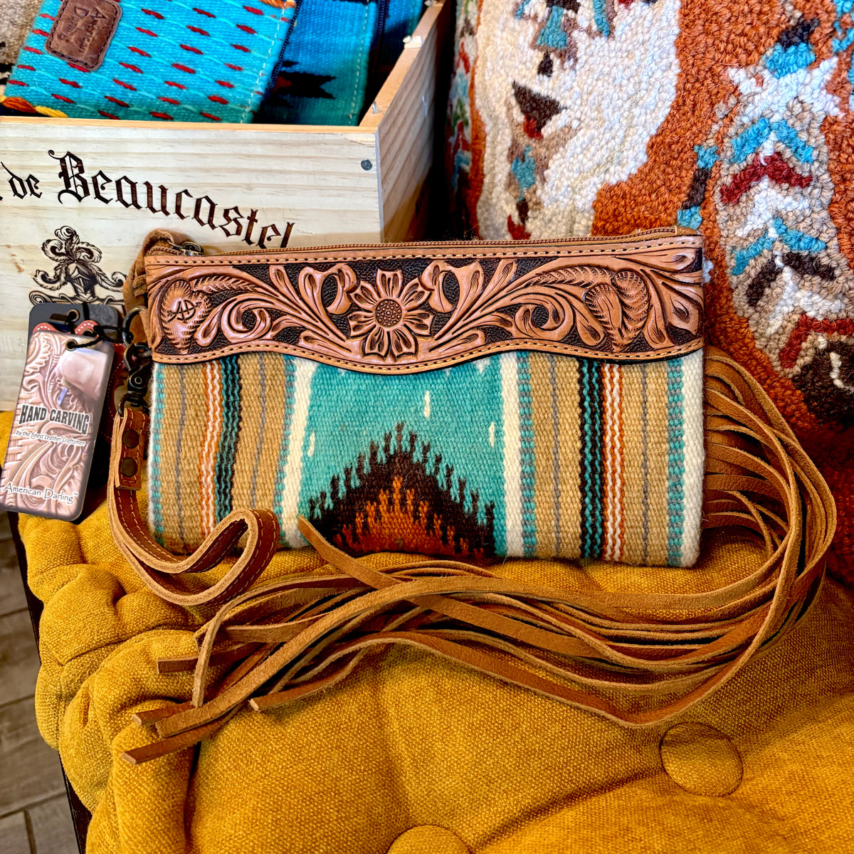 American Darling Clutch with Leather // Style A