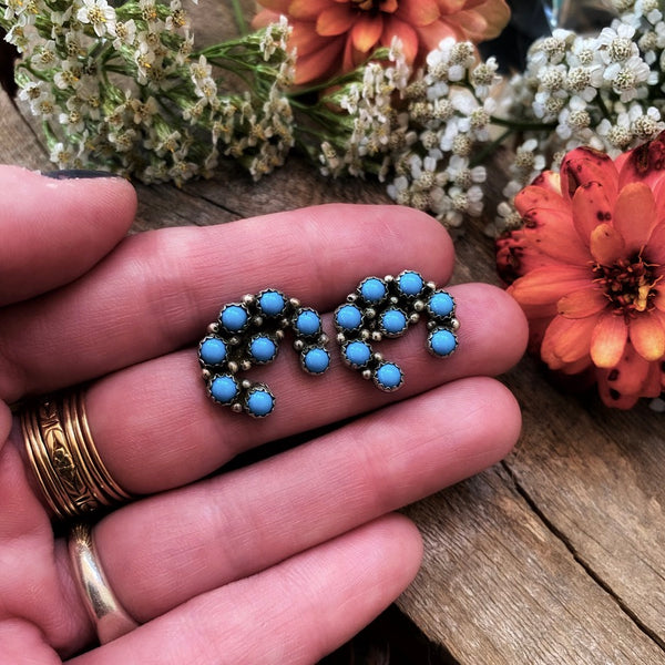 Mini Naja Earrings, Navajo