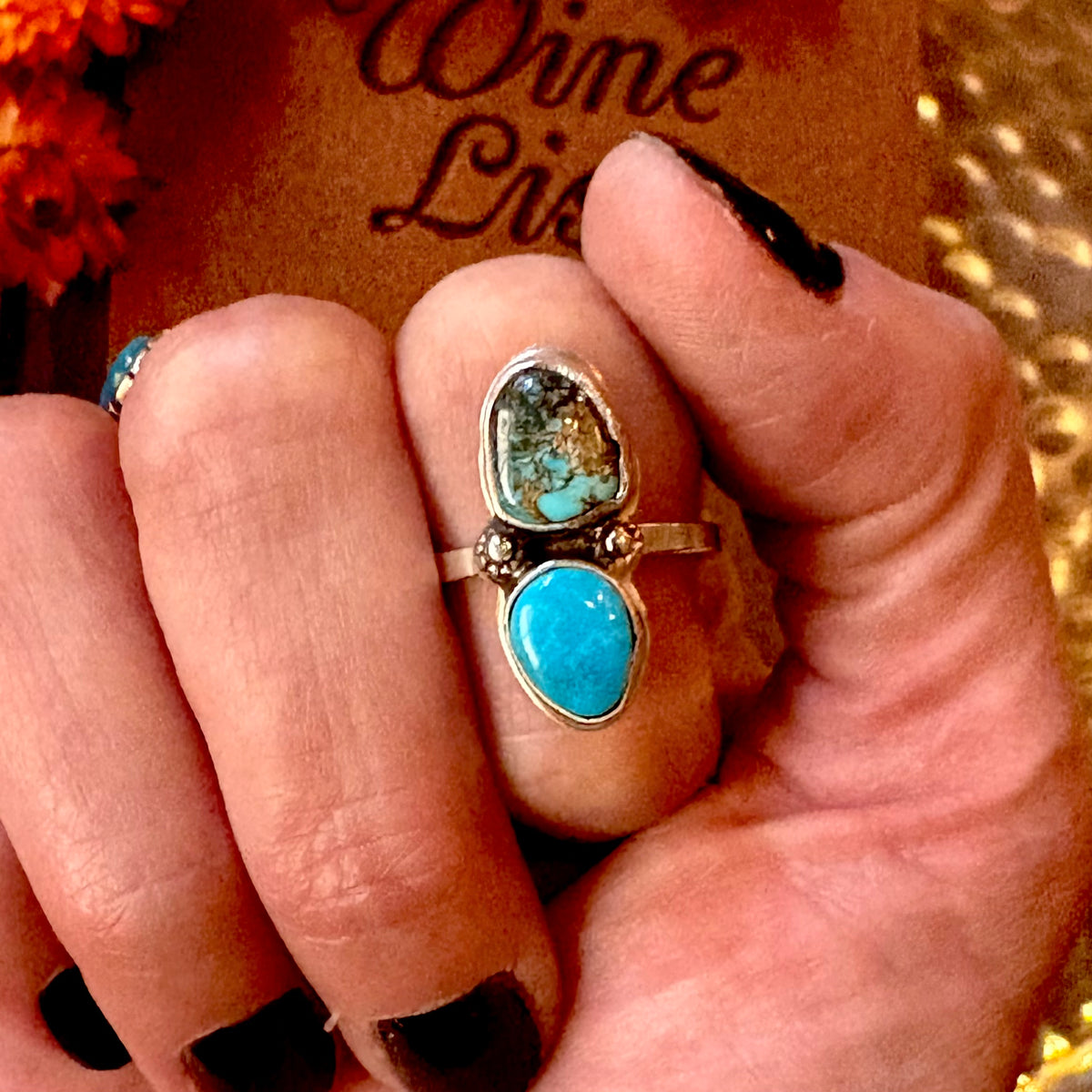 Sierra Nevada Two Stone Ring // Size 6.5 // Chicory & Sage