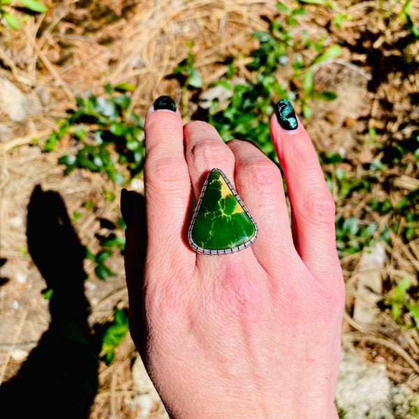 Green Royston Turquoise Ring