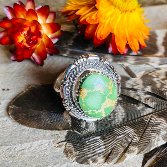 Yazzi Royston Turquoise Ring // Size 7.5 // Navajo