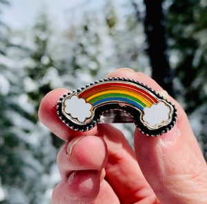 No Rain, No Rainbow / Ring / Size 8